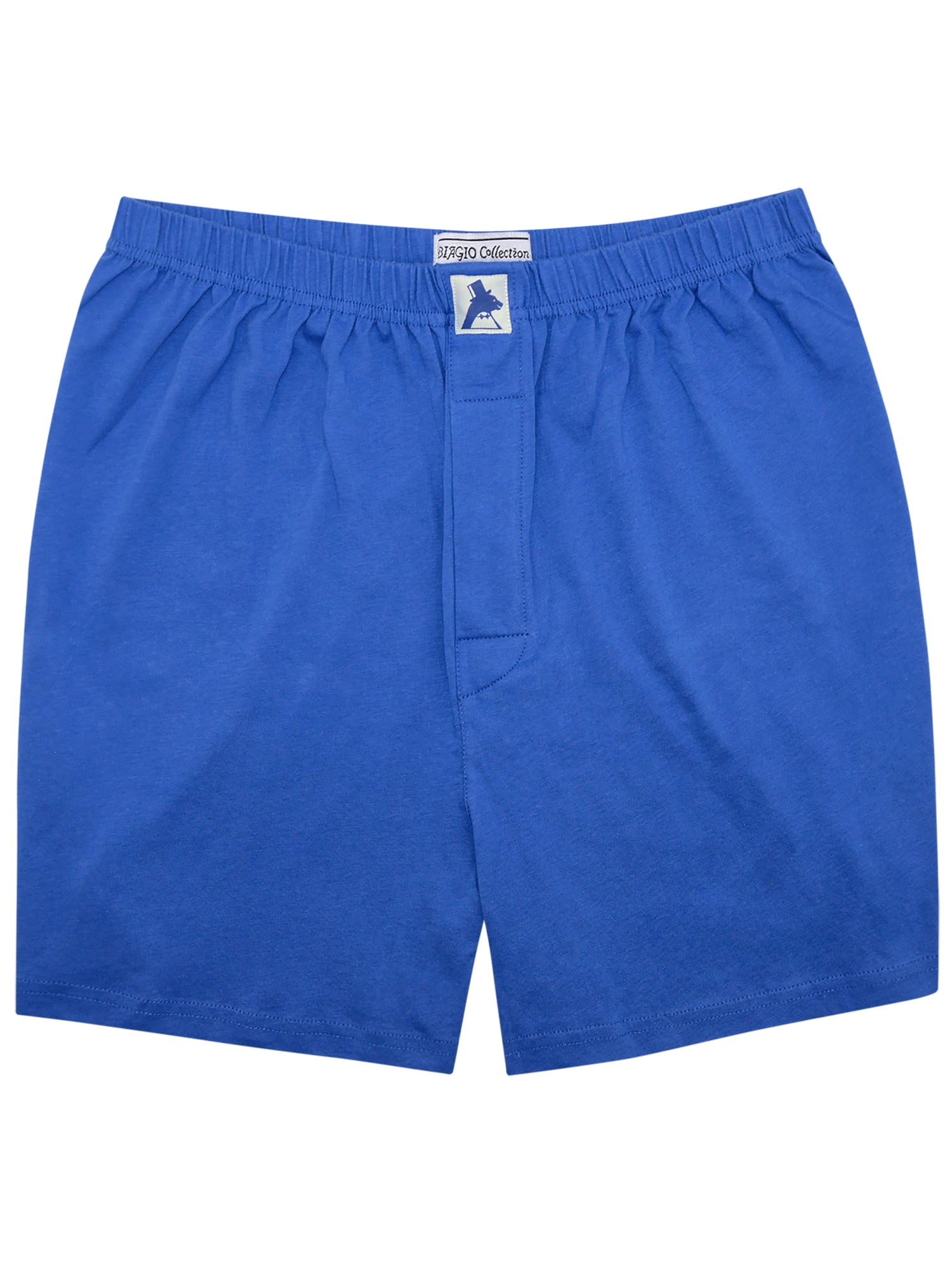 Royal blue cotton shorts cheap