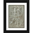 thumbnail image 1 of Biagio Pupini 18x24 Black Ornate Framed Double Matted Museum Art Print Titled: The Transfiguration, After Raphael (1511-51), 1 of 5