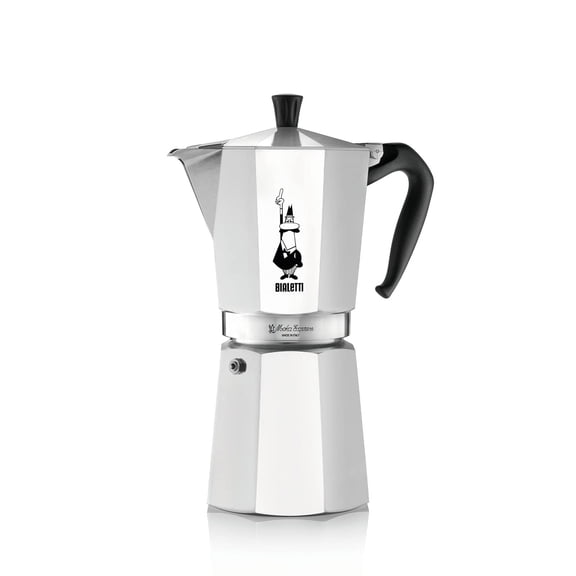 Bialetti 1167 Moka Express Export Espresso Maker, Silver, Small