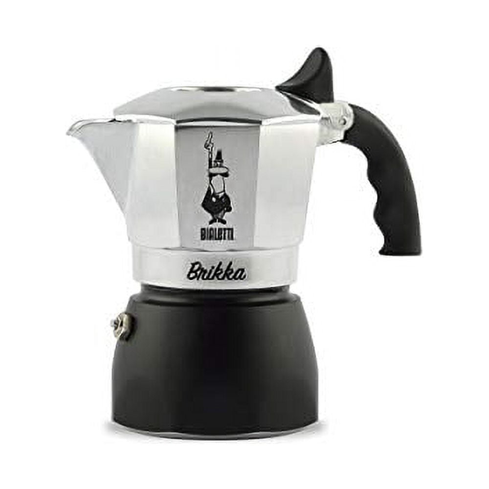 Bialetti 2 Cups - 100ml MOKA INDUCTION Stove Top Espresso Maker