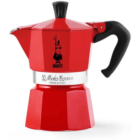 Bialetti 4942 Moka Express Espresso Maker, Red