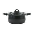 thumbnail image 1 of Bialetti 5.5 Quart Pasta Pot with Strainer Lid, Charcoal Nonstick Oval Pot, 1 of 7