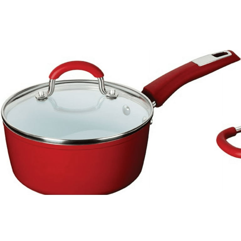 Bialetti Aeternum 10 Piece Cookware Set (Red)73327, 42 OFF