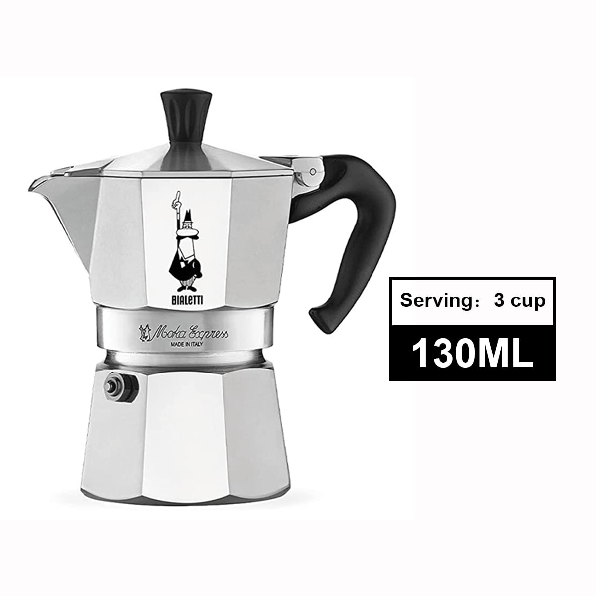 Bialetti Aluminum Coffee Moka Pot Espresso Percolator Stove Coffee ...