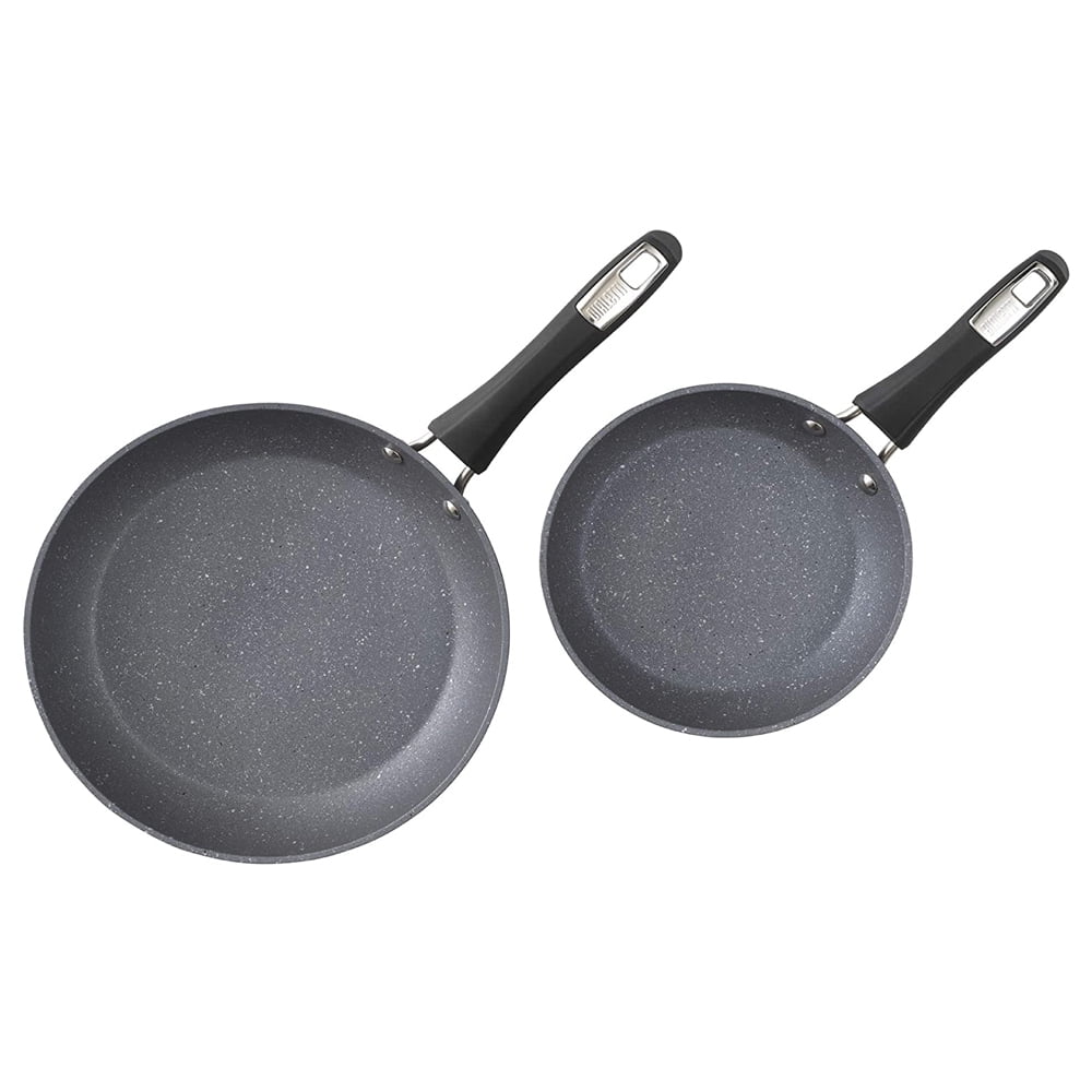 CAINFY Pancake Pan Nonstick-Suitable for All Stovetops & Induction Cooker,  10.5 Inch Mini Silver Dollar Grill Blini Griddle Crepe Pan, 4 Molds Cake