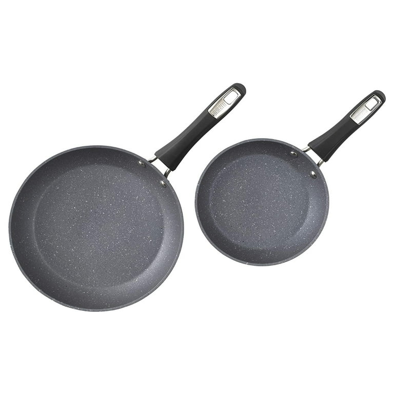 Bialetti Impact Non-Stick Cookware, 12 in. Saute Pan, Gray