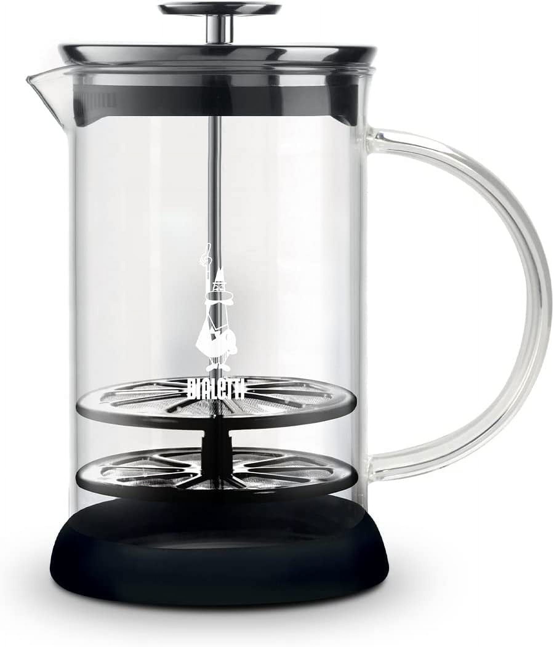 Bialetti Manual Glass Milk Frother