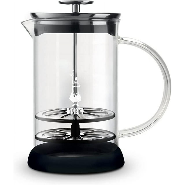 Bialetti Manual Glass Milk Frother