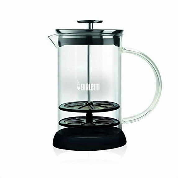 Bialetti, Cappuccino machine Milk Frother, 3 Cup 330 ml-11 oz, Silver