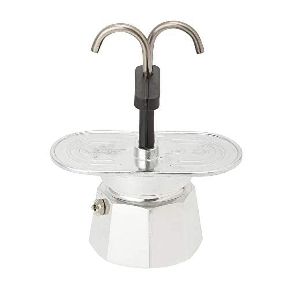 Bialetti Mini Express Stovetop espresso percolator, 2Cup, Aluminum