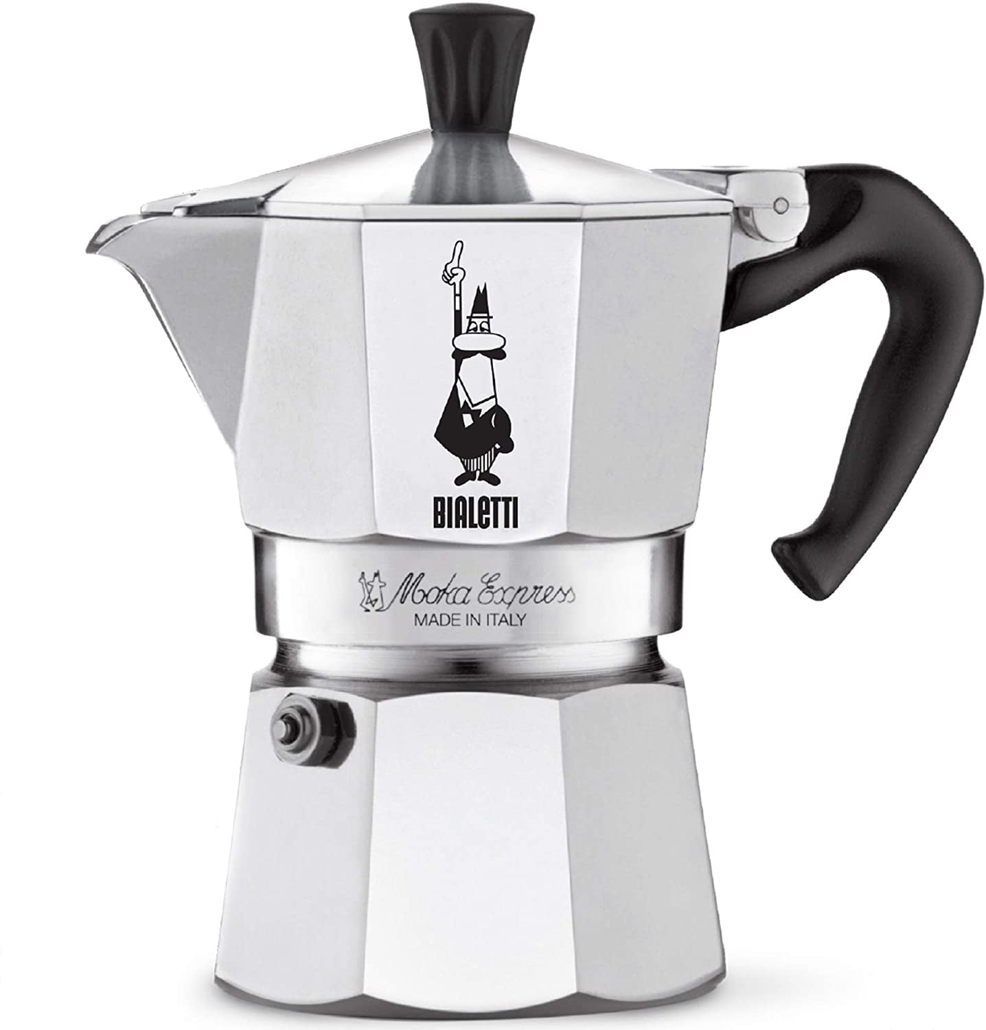 3-CUP BIALETTI COFFEE MAKER - Gray