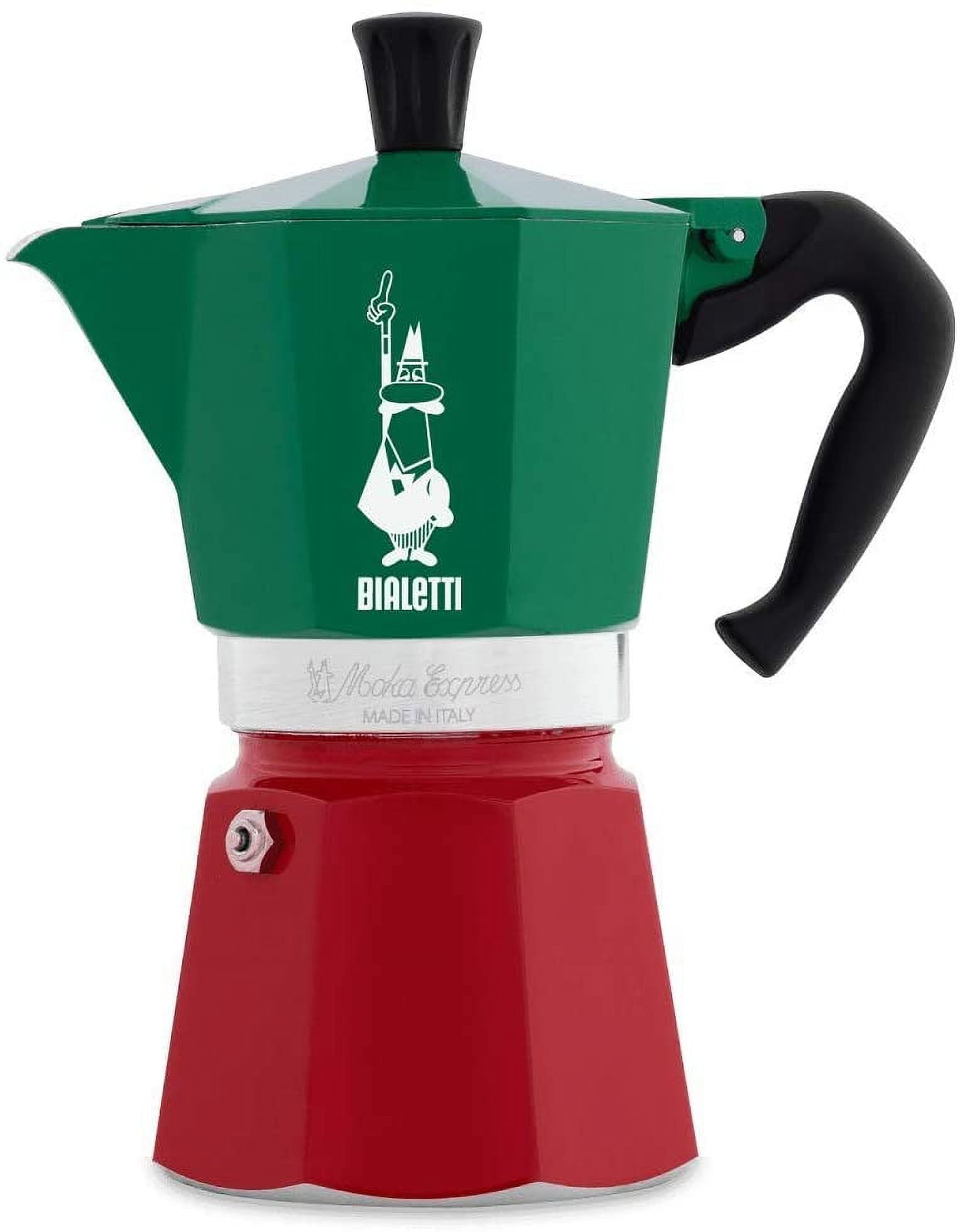 Bialetti Mini Express 2 tazas de llama directa (máquina de café, máquina de  café expreso, Makinetta)