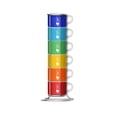 thumbnail image 1 of Bialetti Set of 4 Stackable Cups, Porcelain Multicolor, 1 of 4