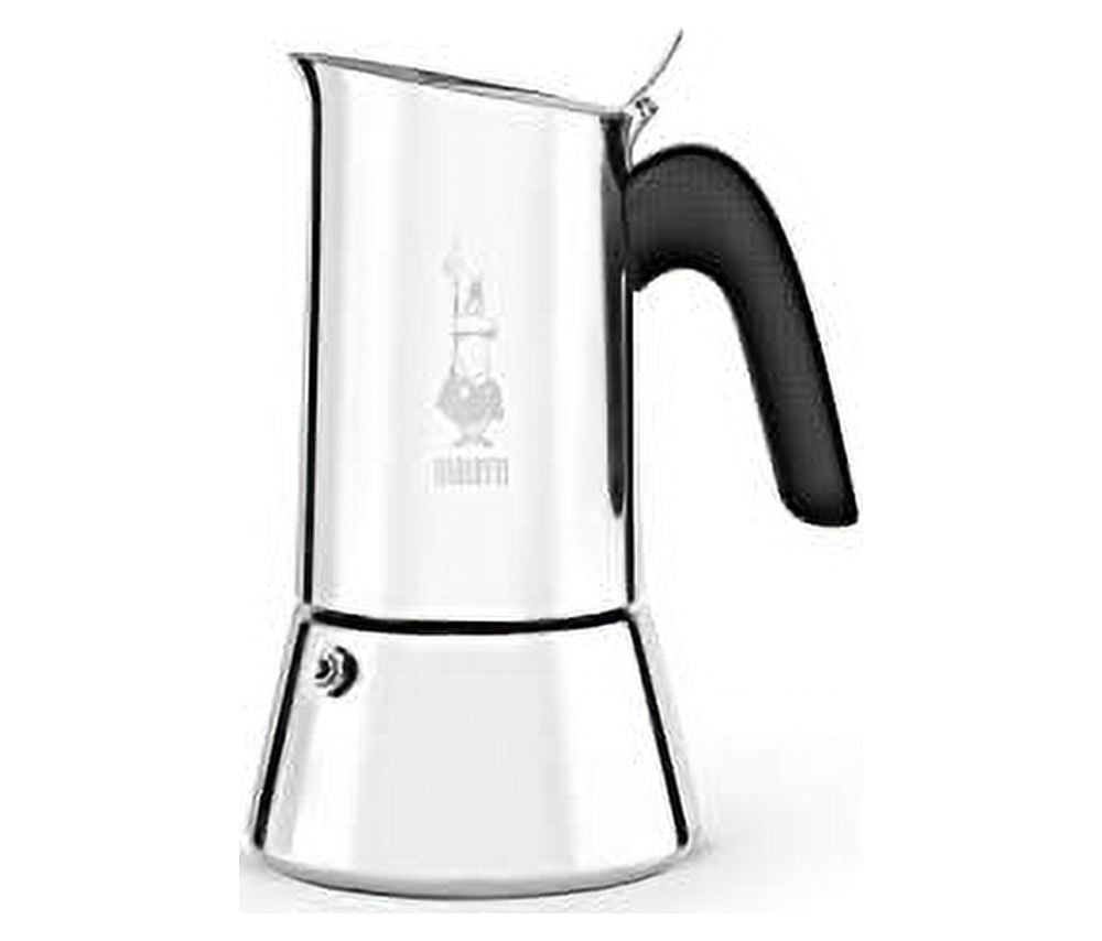 Bialetti New Venus Induction, Stovetop Coffee Maker, 18/10 Steel, 4Cup