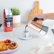 Bialetti - New Venus Induction, Stovetop Coffee Maker, Suitable for all Types of Hobs, 18/10 Steel, 4 Cups (5.7 Oz), Aluminum, Copper,Silver 4 Silver Coffee Maker