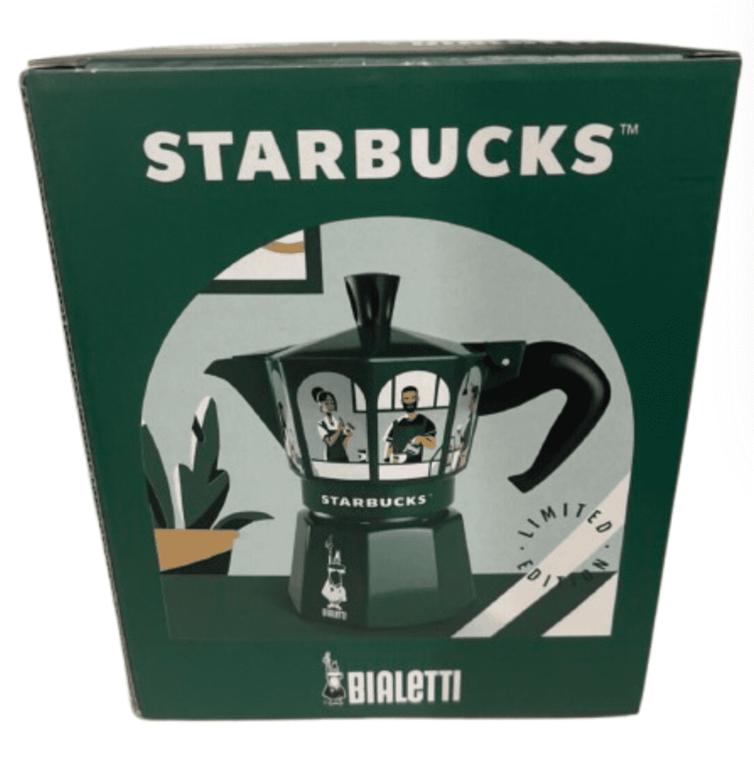 Bialetti Starbucks Italy Limited Edition Coffee Maker 4.4FL Oz New