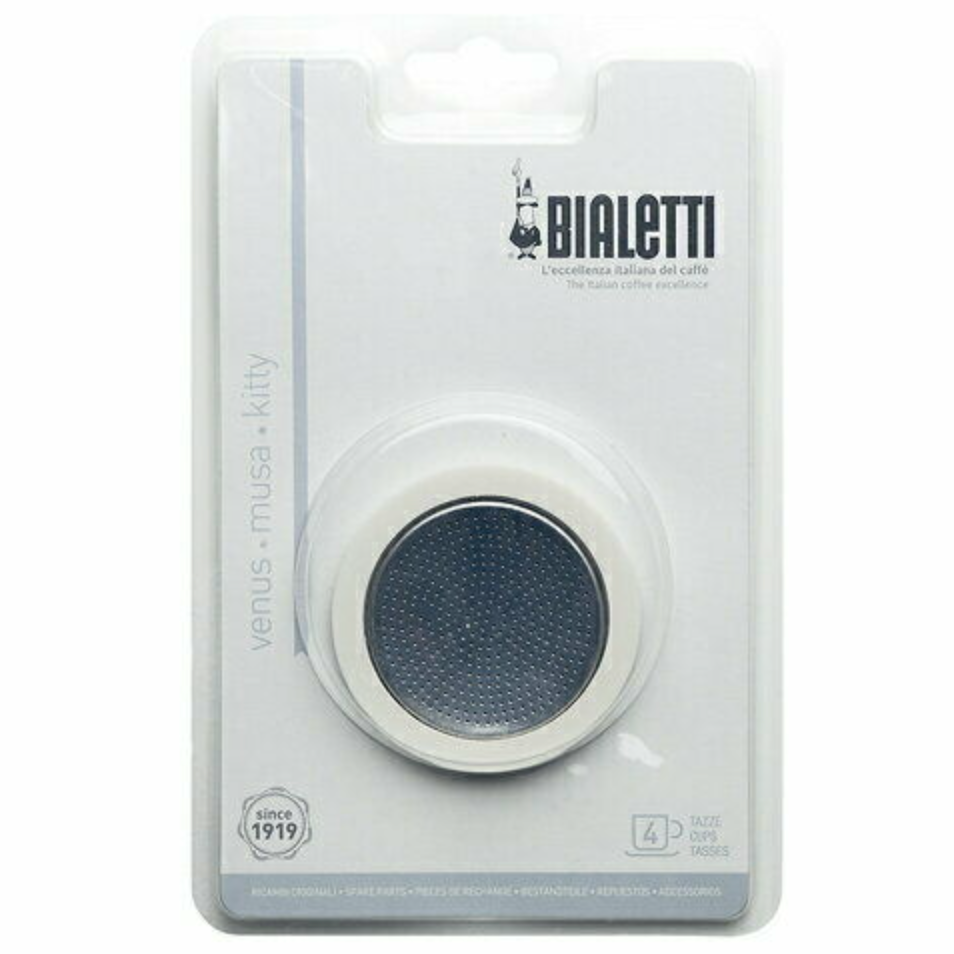Bialetti Venus 4 Cup Replacement Gasket/Filter 4399