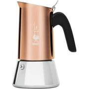 Bialetti - New Venus Induction, Stovetop Coffee Maker, Suitable for all Types of Hobs, 18/10 Steel, 4 Cups 5.7 Oz, Aluminum, Copper,Silver 4 Silver Coffee Maker