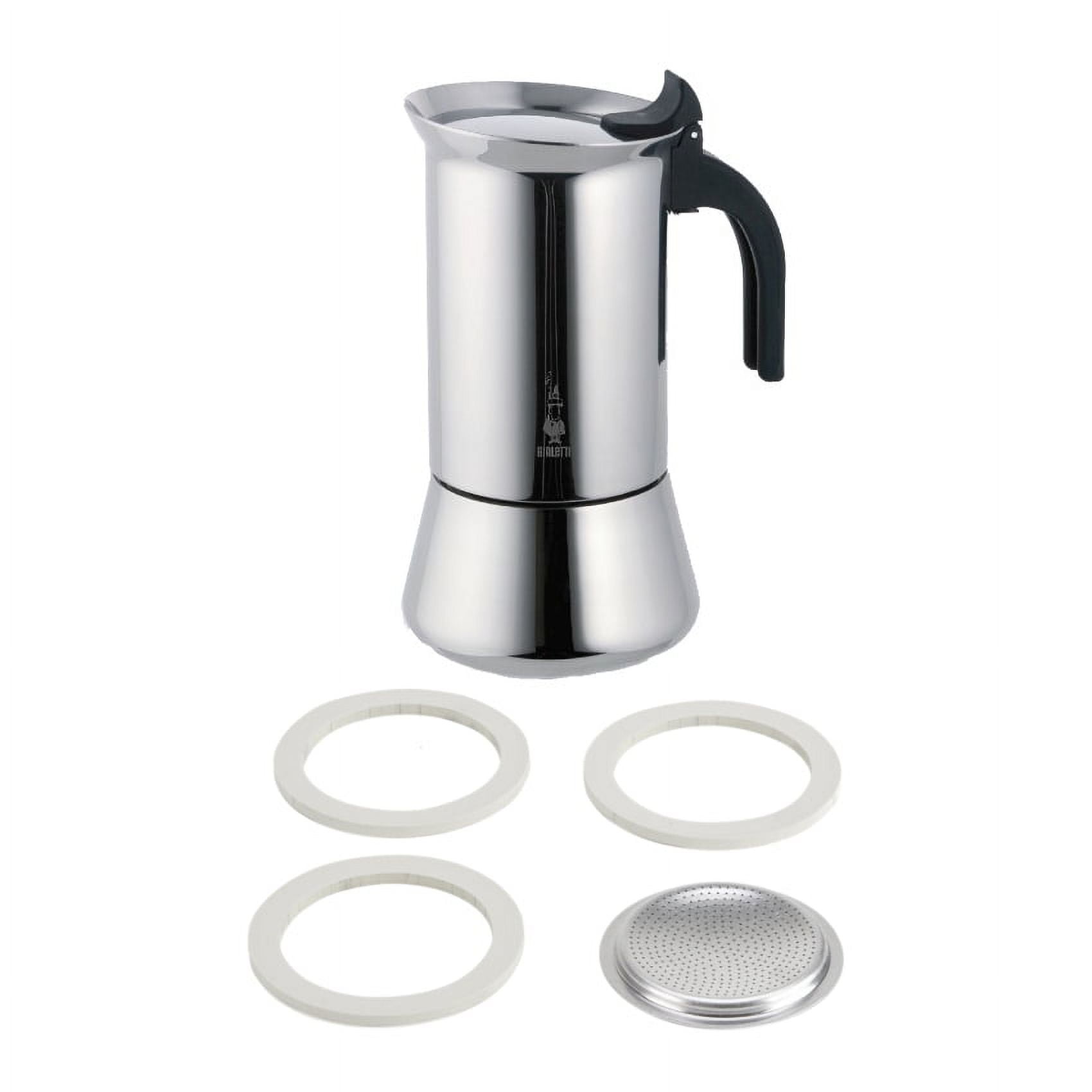 Bialetti venus Stovetop espresso coffee maker, 6 -Cup, Stainless Steel 