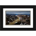 thumbnail image 1 of Bian, James 32x20 Black Ornate Wood Framed with Double Matting Museum Art Print Titled - Iceland RIVer To, 1 of 4
