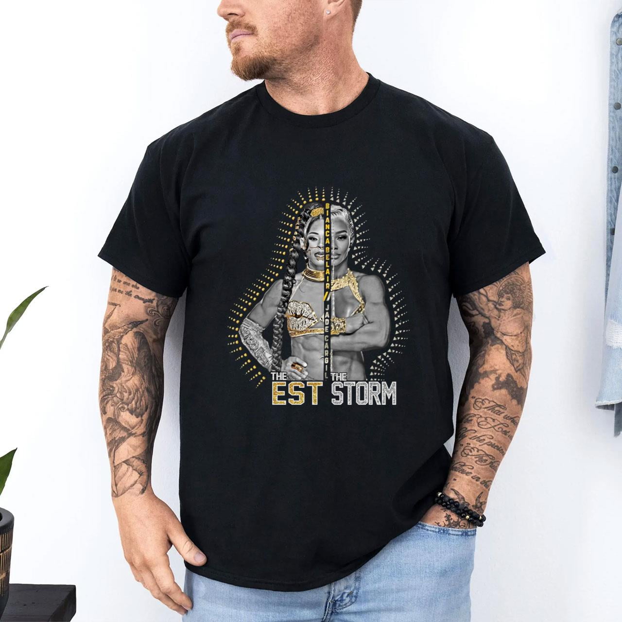 Bianca Belair And Jade Cargill The Est And The Storm Shirt - Walmart.com