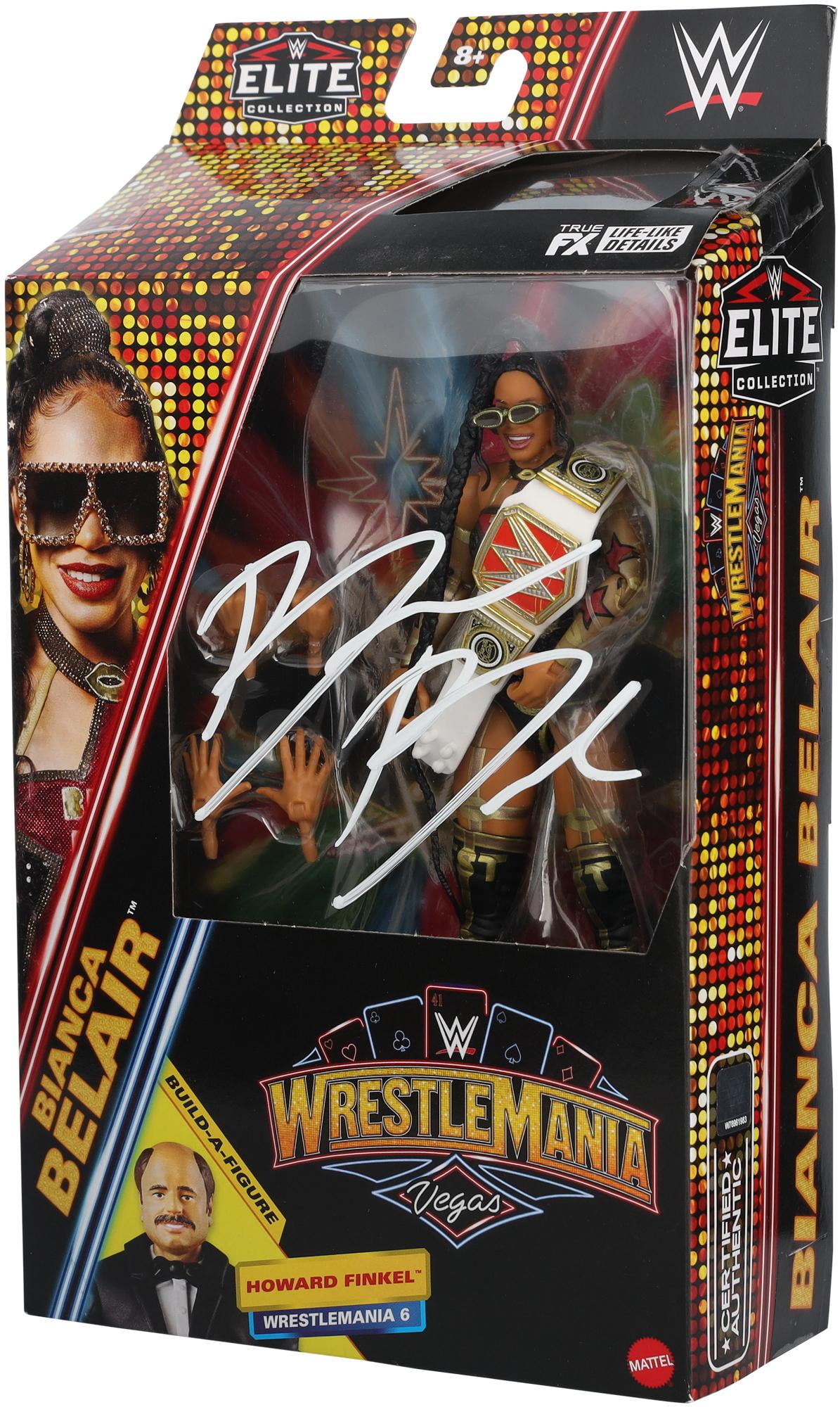 Bianca Belair WWE Autographed Mattel Elite Collection WrestleMania 41 Action Figure - Fanatics Authentic Certified