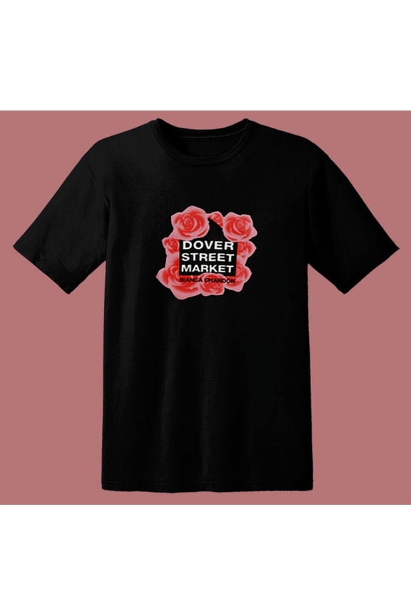 Bianca Chandon Dover Street Rose Flowers 80s T Shirt