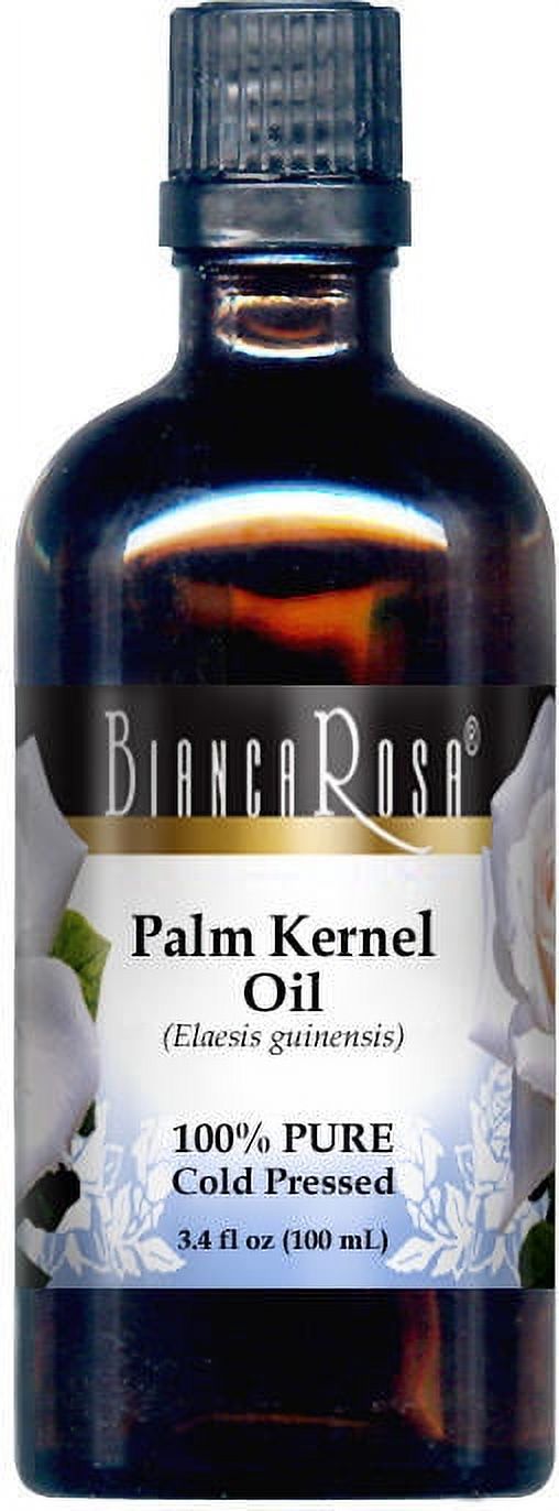 Bianca Rosa Palm Kernel Oil - 100% Pure, Cold Pressed, (3.40 fl oz, 1-Pack,  Zin: 428142)