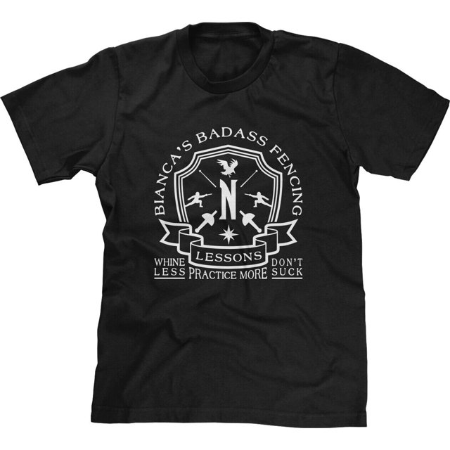 Biancas Fencing Wednesday Funny TV Quotes Goth Gothic Dark Humor Joke