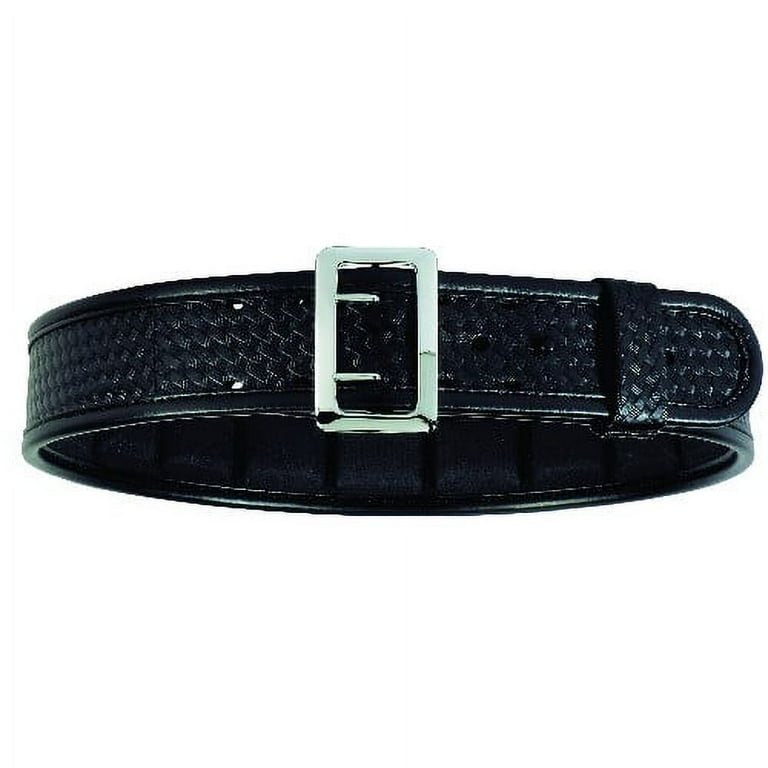 High gloss top duty belt