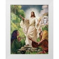 thumbnail image 1 of Bianchini, Vittorio 26x32 White Modern Wood Framed Museum Art Print Titled - Jesus Has Risen, 1 of 4