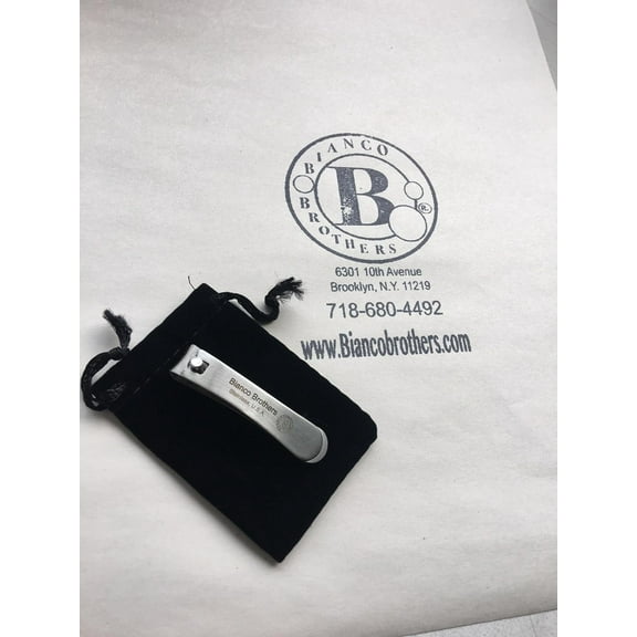 Bianco Brothers Instruments Small Thumb Nail Clippers for Adults, Stainless Steel Nail Cutters, Manicure Tools