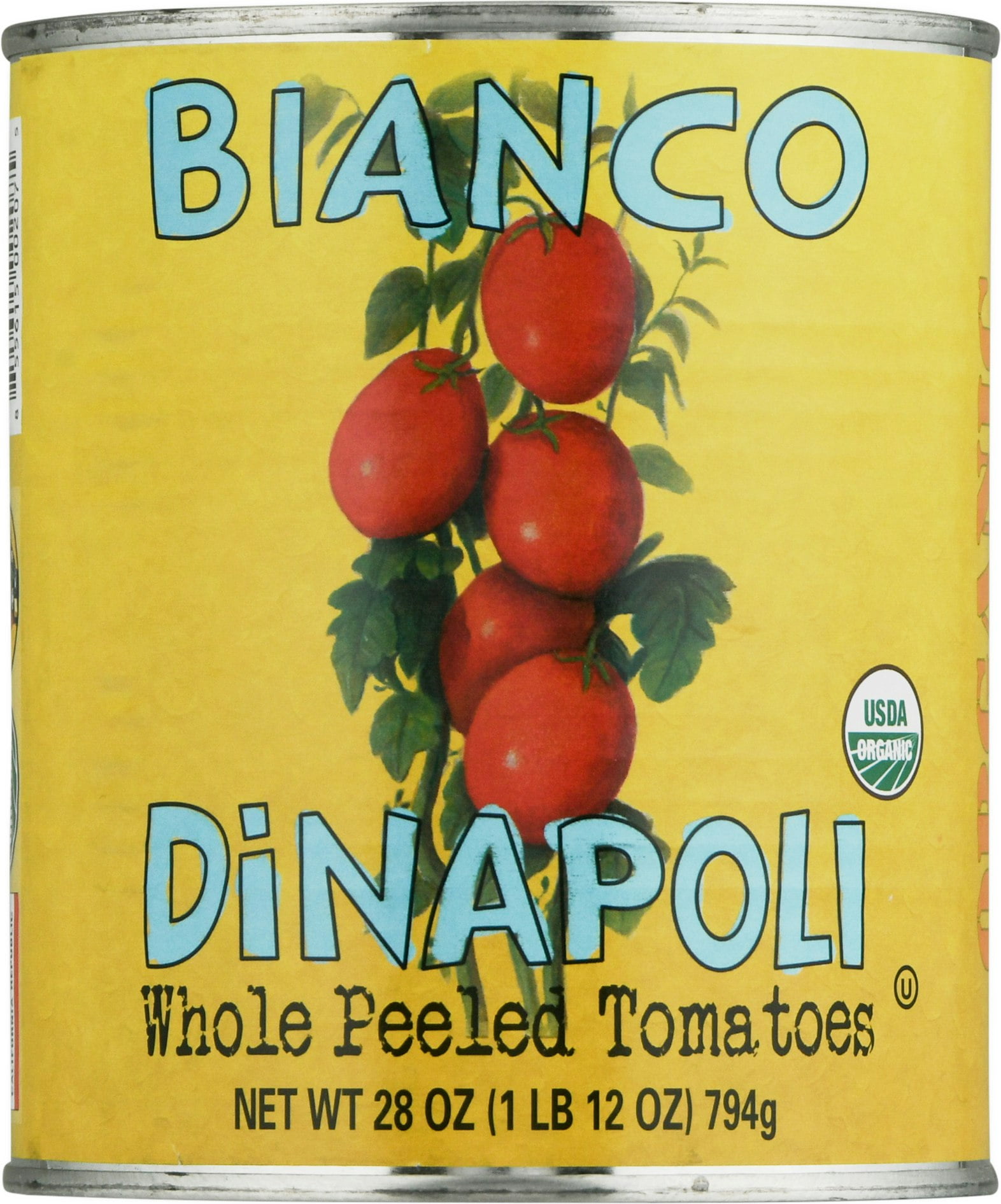 Bianco Di Napoli Whole Peeled Tomatoes Organic 28 oz (Pack Of 6)