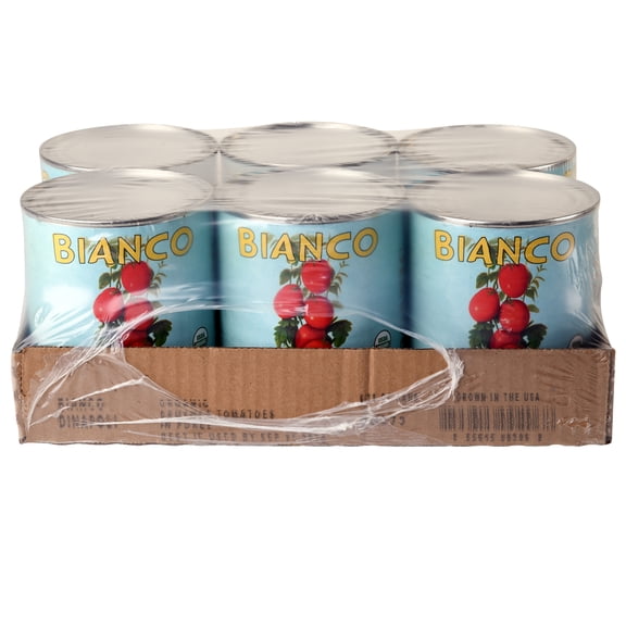 Bianco Dinapoli Organic Crushed Puree Tomatoes 28 oz 6 pack