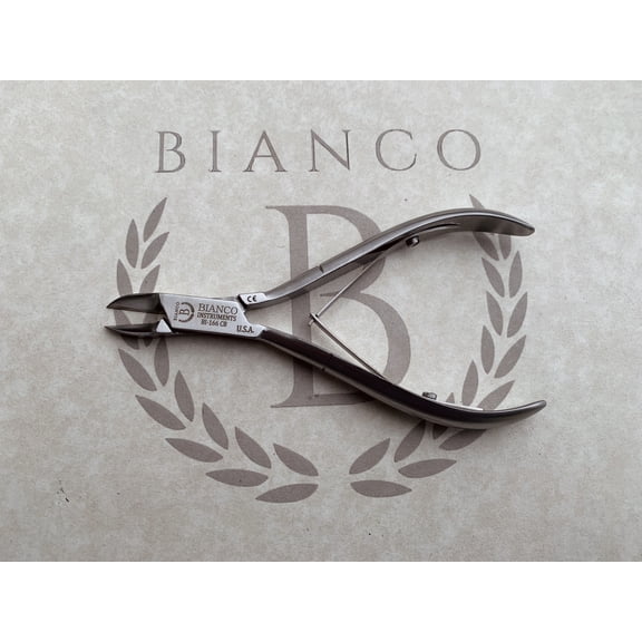 Bianco Instruments 166 5" Nail Splitter/Cutter Stainless Steel Made in the USA (Cut Back)