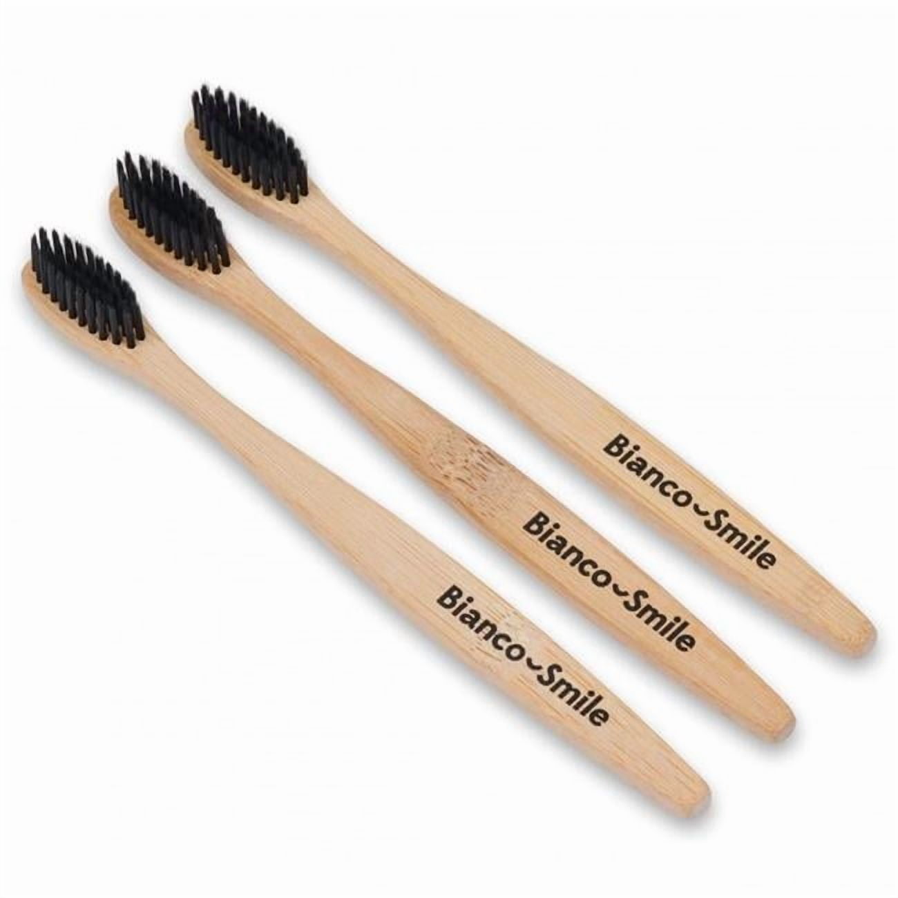 Bianco Smile BUN007 Premium Bamboo Charcoal Toothbrush - Set of 3