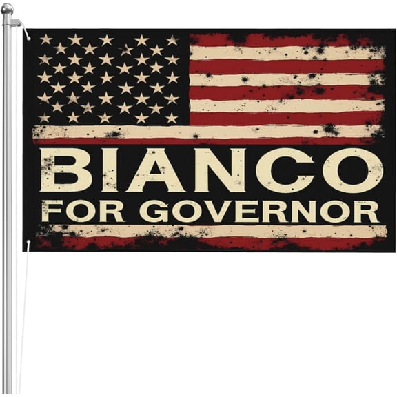 Bianco for Governor Flags for Outside 3x5 Chad Bianco 2026 California Garden Flag Double Sided 3 Layers Yard Signs
