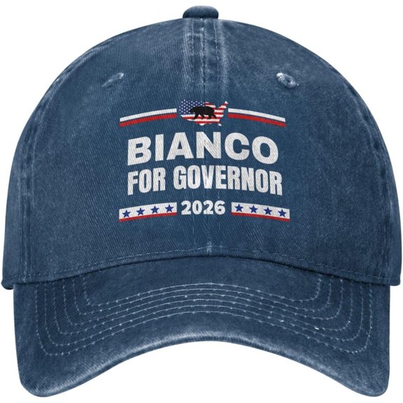 Bianco for Governor of California Hats Chad-Bianco 2026 Hat Cotton Baseball Cap