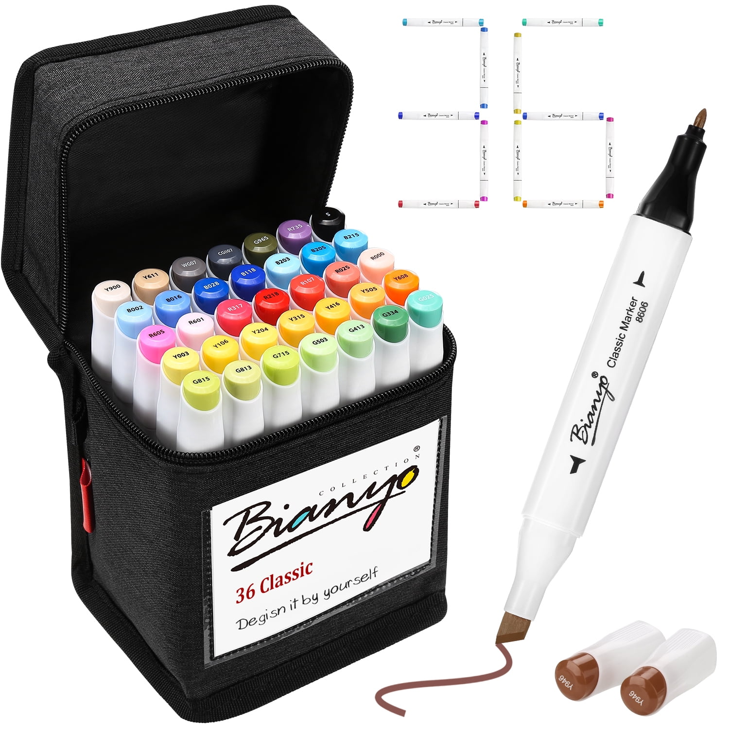 ArtBeek 40 Colors Dual Tip Alcohol Markers