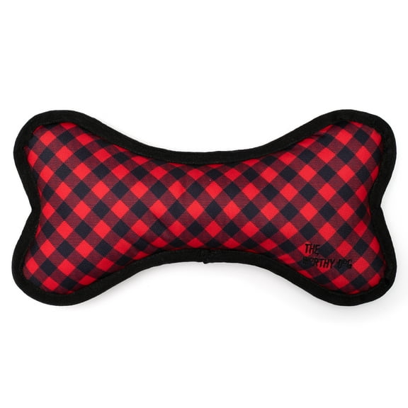 Bias Buffalo Plaid Bone Toy