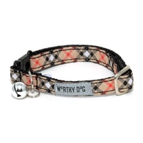 Bias Plaid Cat Collar