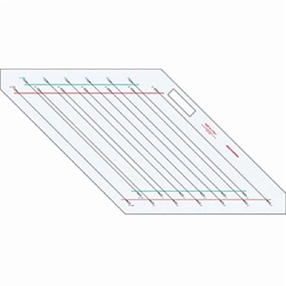 Quilt In A Day Bias Stripper Ruler
