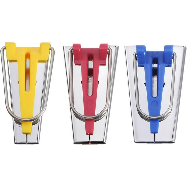 Bias Tape Maker Kit 6mm 12mm 25mm Single and Double Fold Fabric Bias