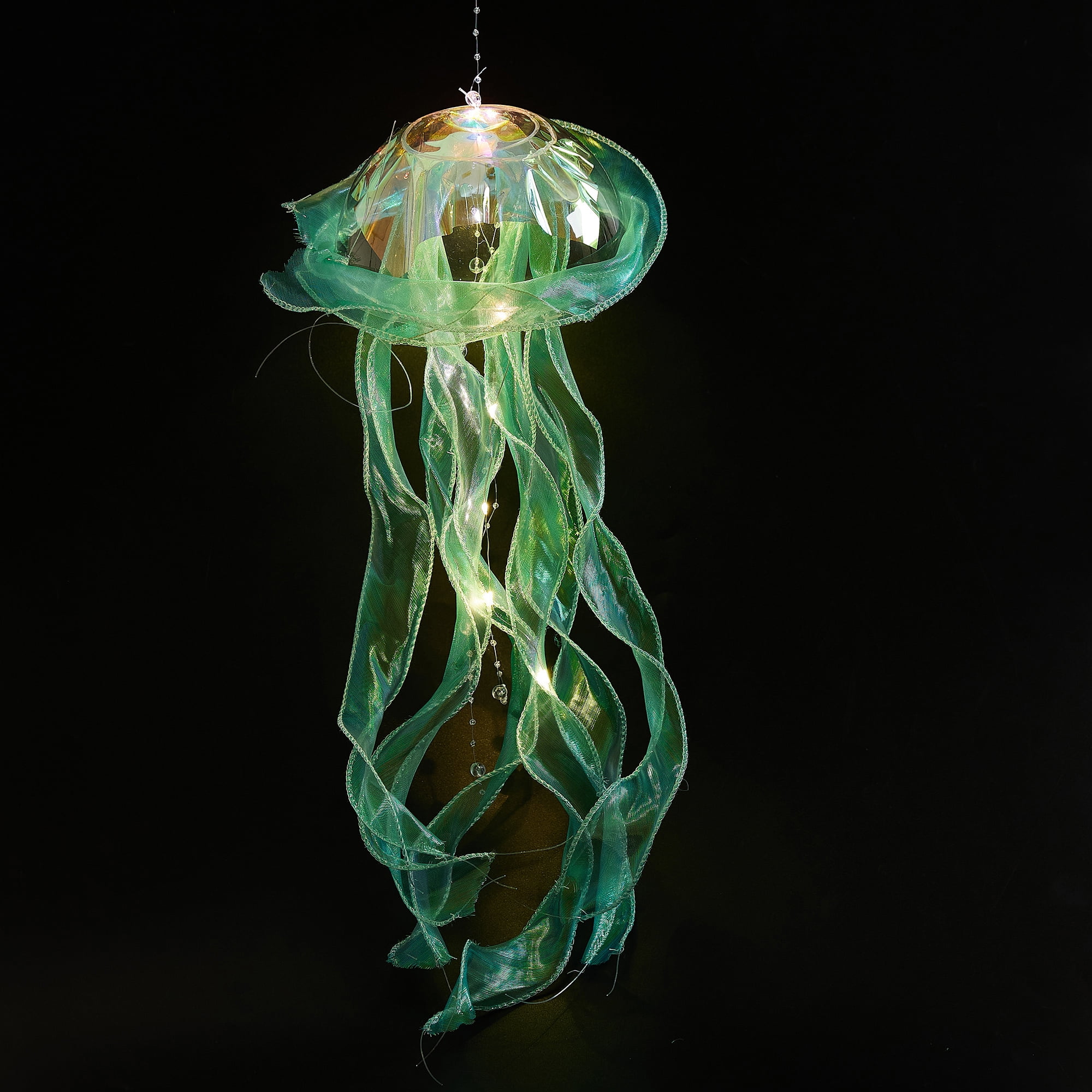 Biayxms Portable Jellyfish Lanterns Hanging Light Colorful Lamp for