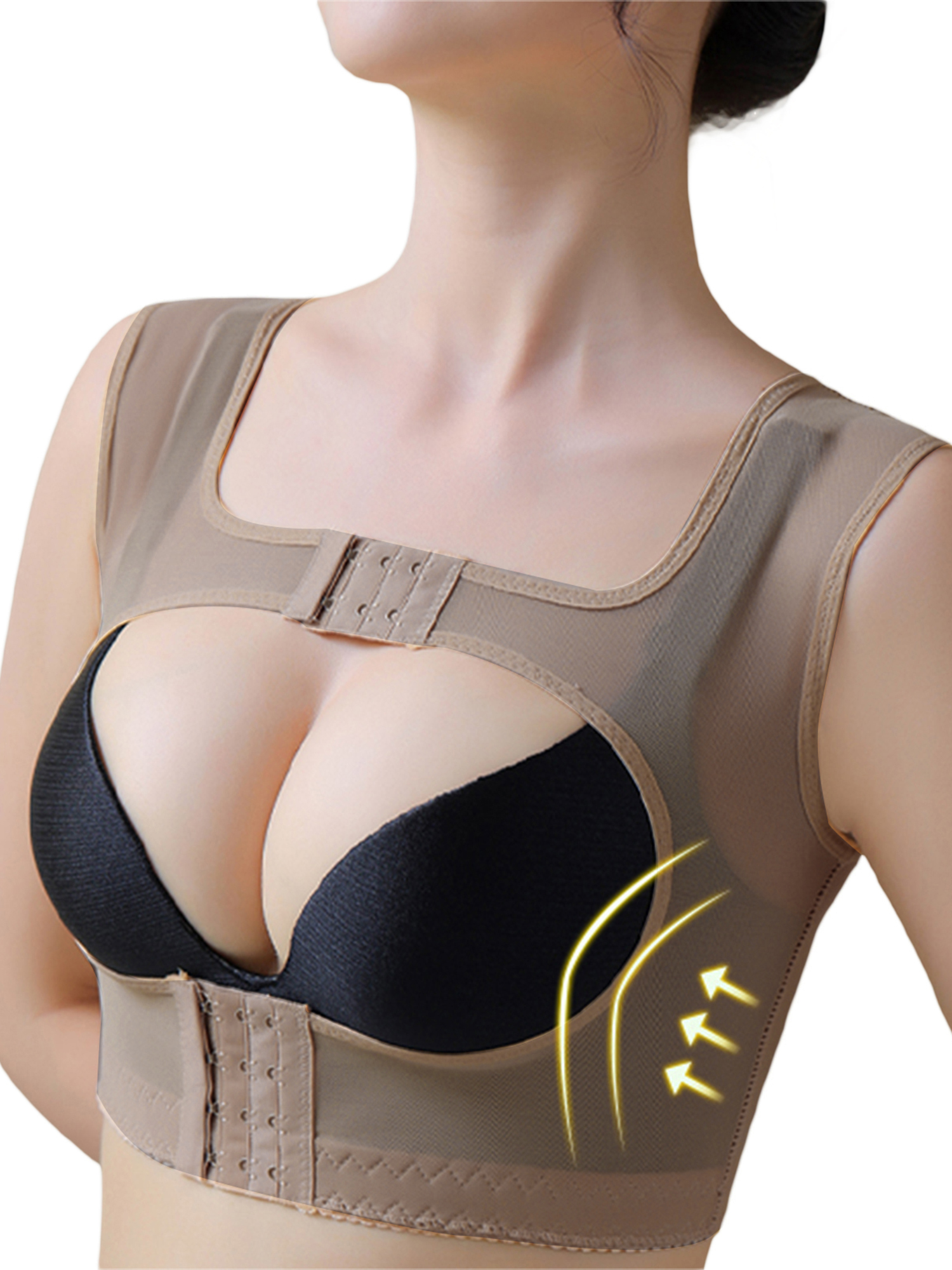 Biayxms Posture Corrector Bra Chest Lifter Back Support Shapewear Tops