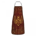 Bib Ancient Egyptian Hieroglyphs Aprons for Men Women Adult Chef