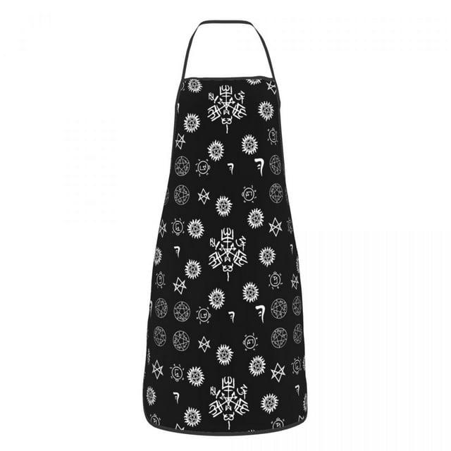 Bib Sigils Graphic Aprons Men Women Unisex Adult Chef Kitchen Cooking ...