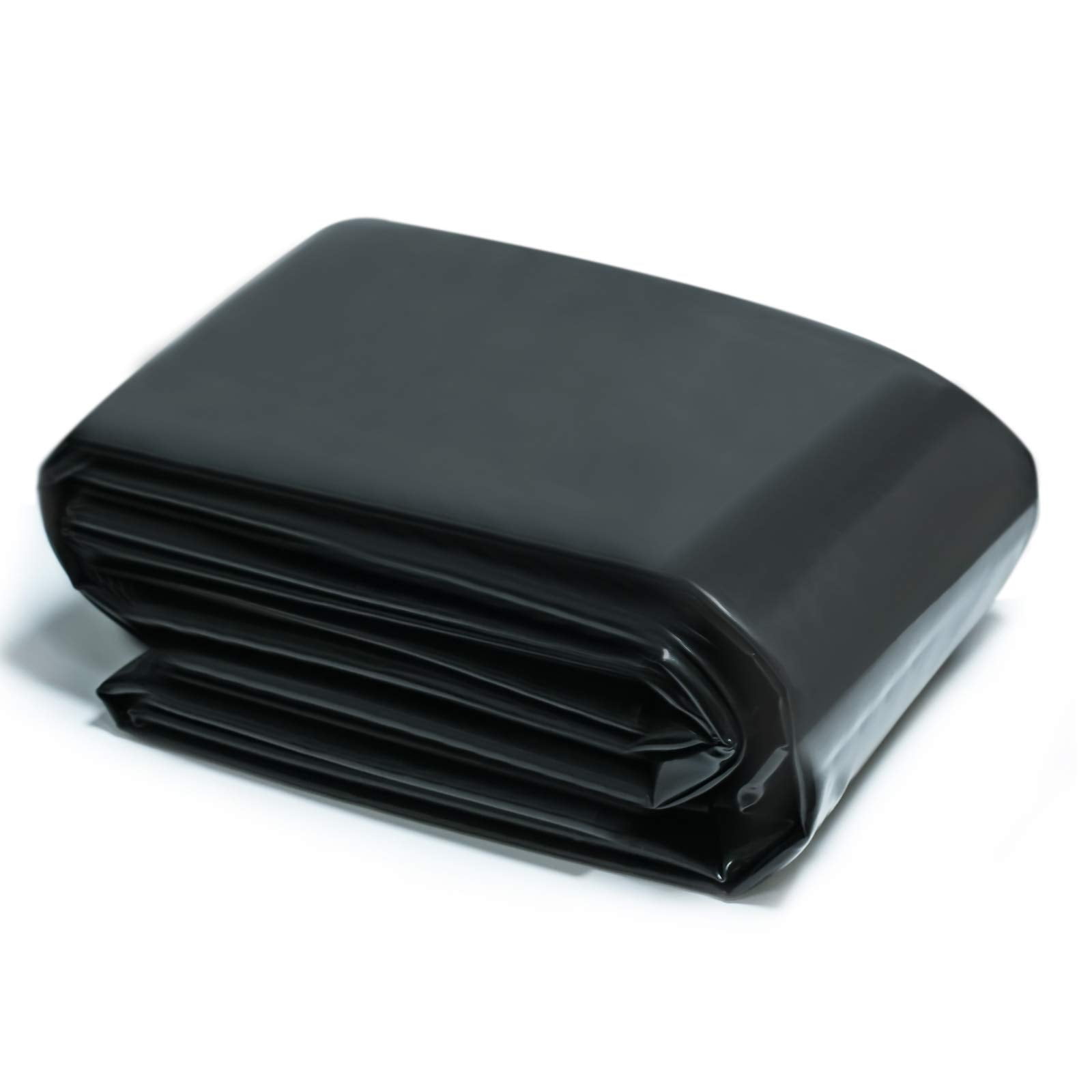 Black 7 x 10ft HDPE Pond Liner for Fish Ponds and Water Features