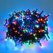 Bibana 500 LED 49ft Christmas Cluster Lights Christmas String Lights Decoration Lights for Christmas Home Garden Wedding Party Xmas Tree Bedroom Indoor Outdoor Decor (Multicolor)