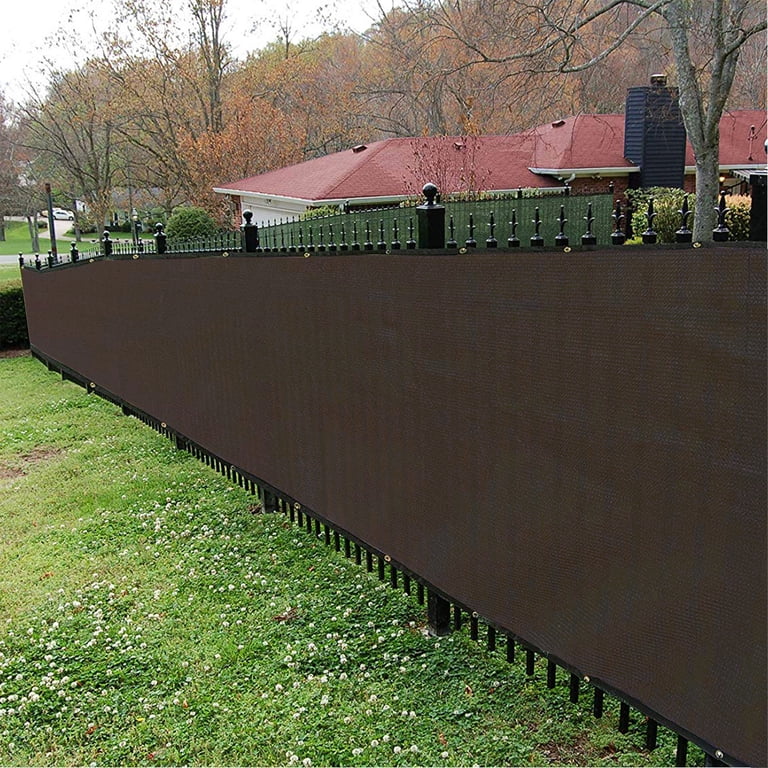 Bibana 6ft x 50ft Privacy Fence Screen Windscreen Shade Cloth for